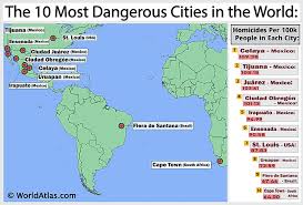 the most dangerous cities in the world