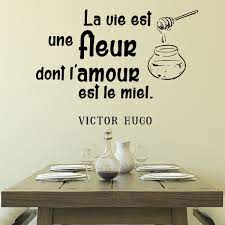 Sticker citation La vie, l'amour - Victor Hugo - stickers STICKERS CITATIONS  Français - ambiance-sticker