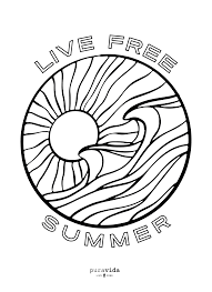 If you are into coloring, then you have to check out this post. Pv Summer Coloring Sheets Pura Vida Bracelets