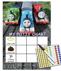 Thomas The Tank Potty Training Reward Chart Chart With 270