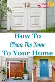 How To Clean The Door To Your Home