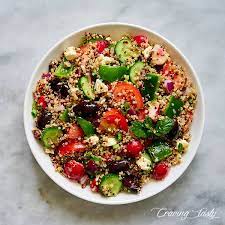 zesty quinoa salad craving tasty