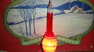Rare Clemco Snap Over Christmas Bubble Light Vintage 1950s
