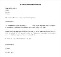 Letter Of Receipt Of Payment Acknowledgement Letter How To