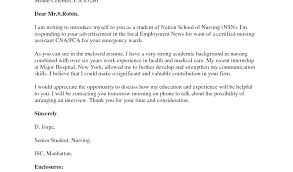 Graduate Nurse Cover Letter Examples Nursing Cover Letter Examples