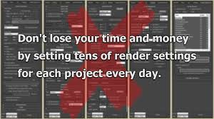 vray render presets pro cad files