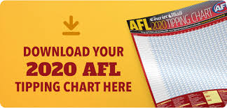 2020 Afl Tipping Chart Download Free Pdf Aussie Rules