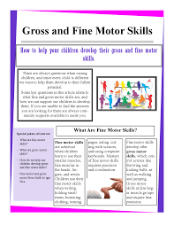gross and fine motor skills schemes