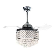 A wide variety of chandelier ceiling fan options are available to you, such as color temperature(cct), lamp body material. Parrot Uncle Broxburne 36 In Chrome Retractable Crystal Chandelier Ceiling Fan With Light And Wall Control F3508a110v The Home Depot