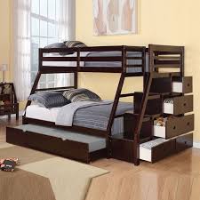 full over queen bunk bed with stairs