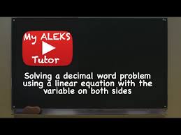 Solving A Decimal Word Problem Using A