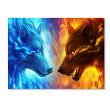 See more ideas about fire and ice, fire, fire art. Trademark Art Fire And Ice Graphic Art Print On Wrapped Canvas Wayfair