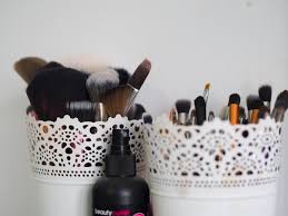 reorganising my vanity beauty storage