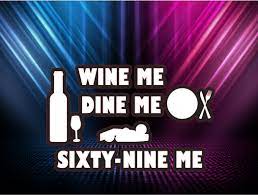 Wine Me Dine Me 69 Me - Etsy