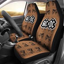 Acdc Rock Band Vintage Car Seat Covers