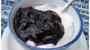 frozen blueberries fresh rhubarb jam