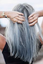 (2) light blue hair | tumblr. Picture Of Silver Grey Plus Light Blue Hair