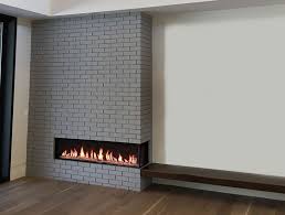 Right Corner Fireplace Modern