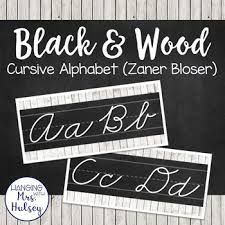 Zaner Bloser Alphabet Print Worksheets Teaching Resources