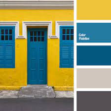 Yellow And Blue Color Palette Ideas