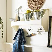 Entryway Storage Wall Hook Shelf