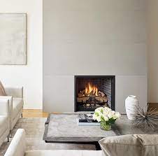 A Modern Minimalist Fireplace Surround