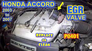 how to remove and replace egr valve or
