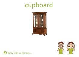 cupboard flash card