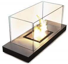 Uni Flame Ethanol Fireplace Radius