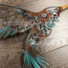 Hummingbird Metal Wall Art