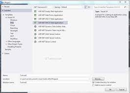 project templates in asp net mvc