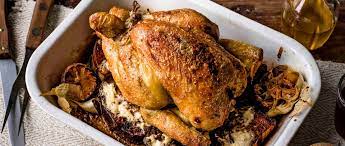 This is a lovely recipe which will give you rotisserie style chicken, with juicy meat and a crispy skin. Easy Sunday Roast Dinner Recipes Olivemagazine