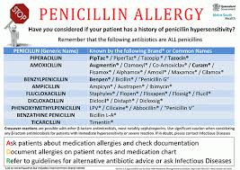Penicillin Allergy Metro South Health