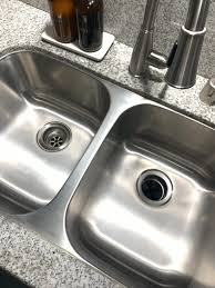 clean stainless steel sink