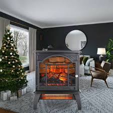 18 Inch Electric Fireplace Heater With