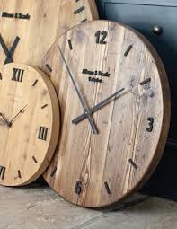 clock solid wood clock handmade