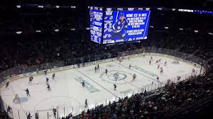 Amalie Arena Section 319 Row G Seat 12 Tampa Bay