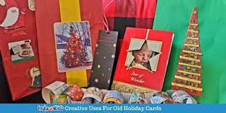 holiday cards upcycled greeting cards