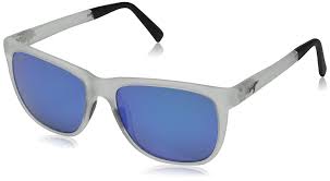 Amazon Com Maui Jim Tail Slide Sunglasses Frosted Crystal