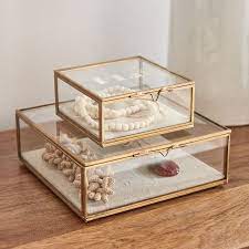 Glass Shadow Boxes Jewelry