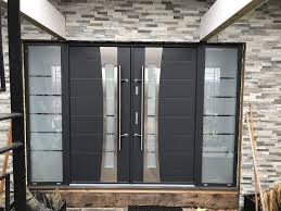 Stainless Steel Double Entry Door With