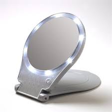 15x Magnifying Makeup Mirror Floxite Fl 10lfm 10x Lighted Folding Home And Travel Make Up Mirror Magnification Mirror Travel Mirror Magnifying Mirror