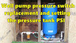 Well tank pressure switch