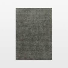 baxter grey wool area rug 9 x12