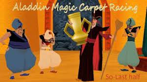 aladdin magic carpet racing last half