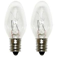 Ge 4 Watt Clear Night Light Bulbs 90708 Lamps Plus