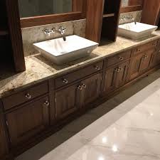 It is easy to decorate around in modern, classic, elegant etc., styles. 30mm Colonial Gold Granite Vanity Complete With Splashback Why Not Add A Touch Of Class To Your Bathroom And Contact Us For A Quote For A Chester Cheshire North Wales