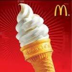 mcdonalds soft serve ice cream cones
