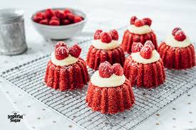 Cranberry cake with almond glaze. Mini Red Velvet Bundt Cakes Imperial Sugar