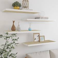 Vidaxl Floating Wall Shelves 4 Pcs Oak